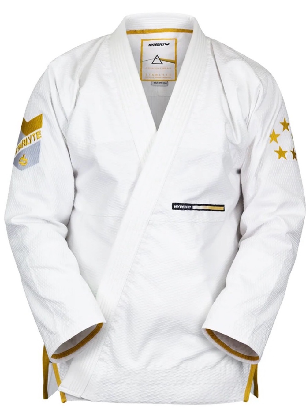 Starlyte ll Gold White BJJ Gi